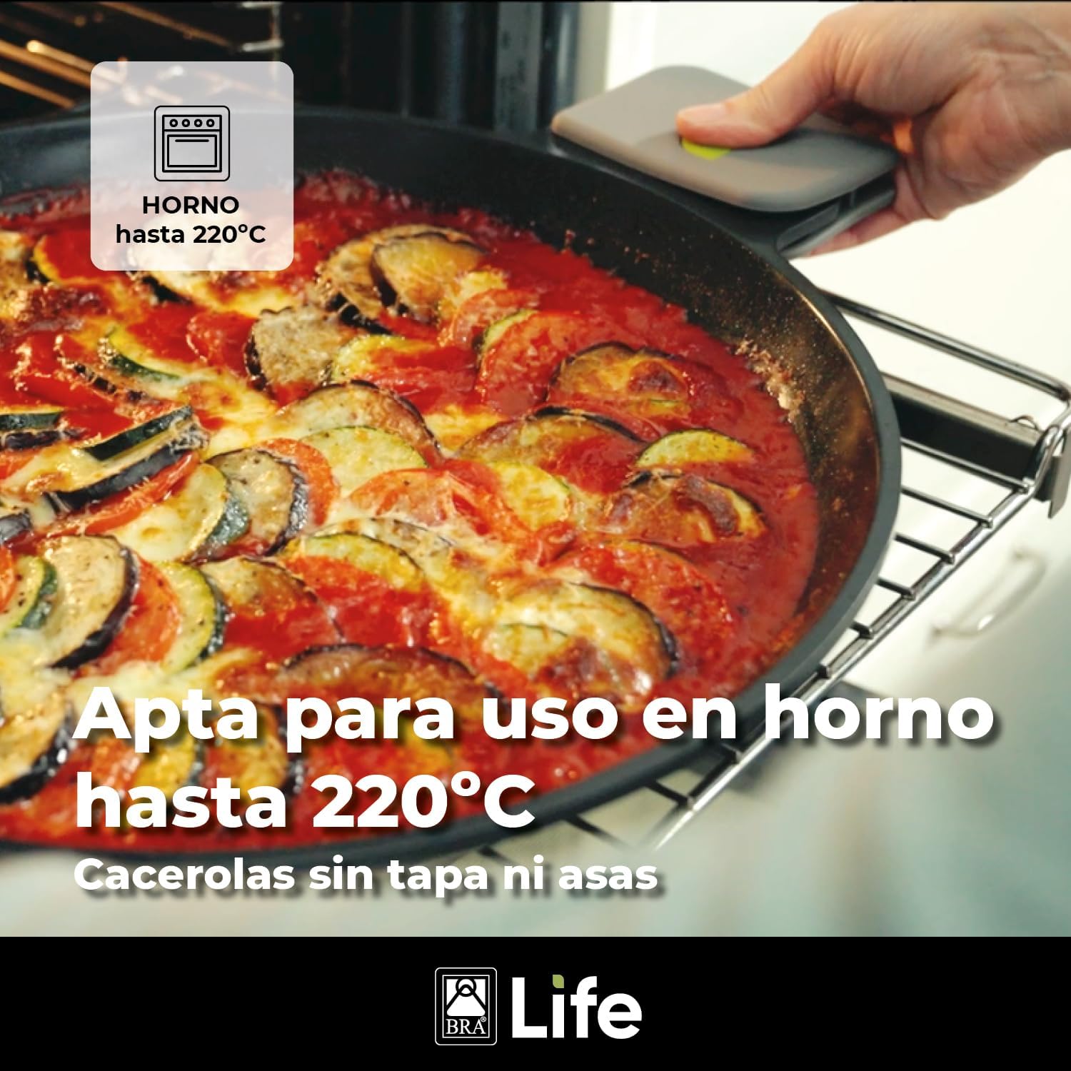 Thumbnail 3 de BRA Life Set de Cocina 9 Piezas, Aluminio Antiadhesivo