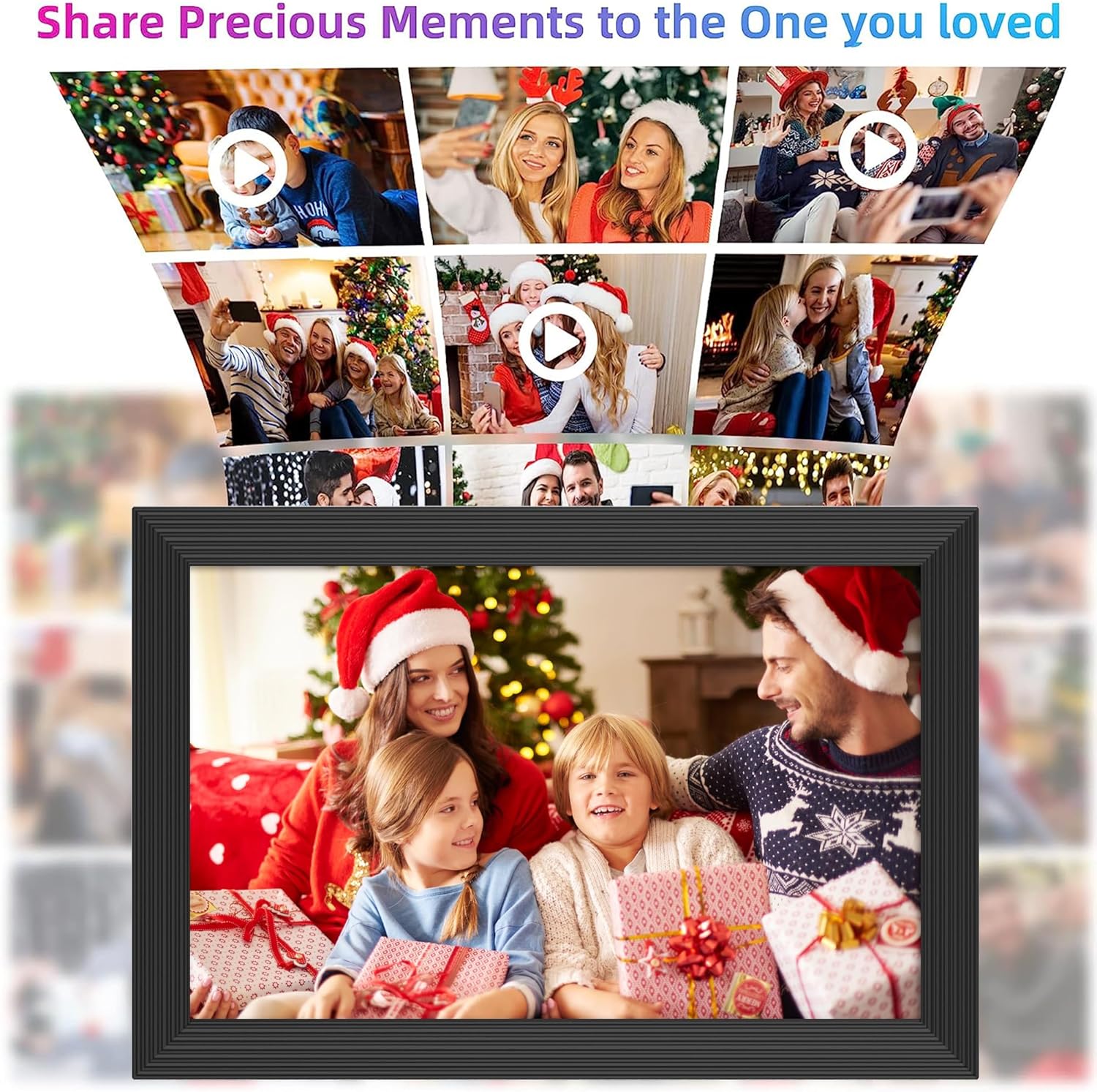 Thumbnail 4 de REUMAR FRAMEO Digital Photo Frame (10.1-inch) with 32GB WiFi, Auto-Rotate & Touch Screen