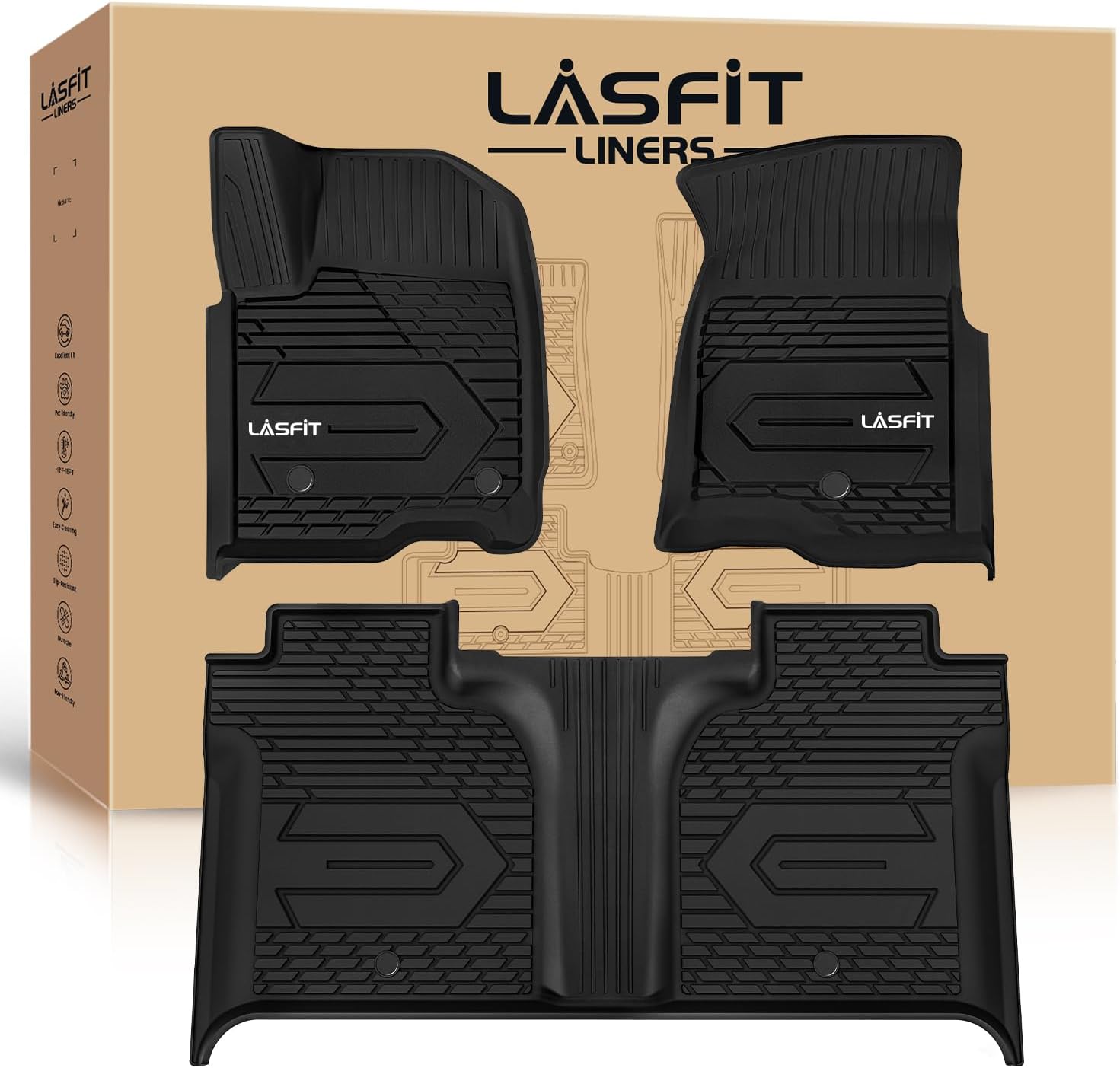 Detalle de LASFIT Floor Mats for Silverado/Sierra 1500