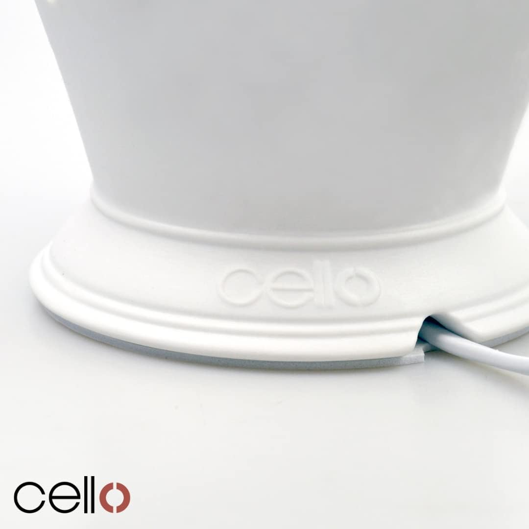 Thumbnail 6 de Cello Porcelain Barrel Electric Wax Melt Burner with 3D Projection – Flower Pattern
