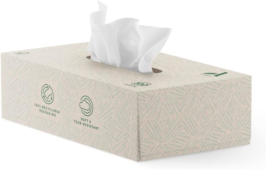 Thumbnail 3 de Amazon Aware 4-lagig Taschentücher aus 100% Recyclingpapier – 1500 Stück (15 Boxen je 100 Tücher)