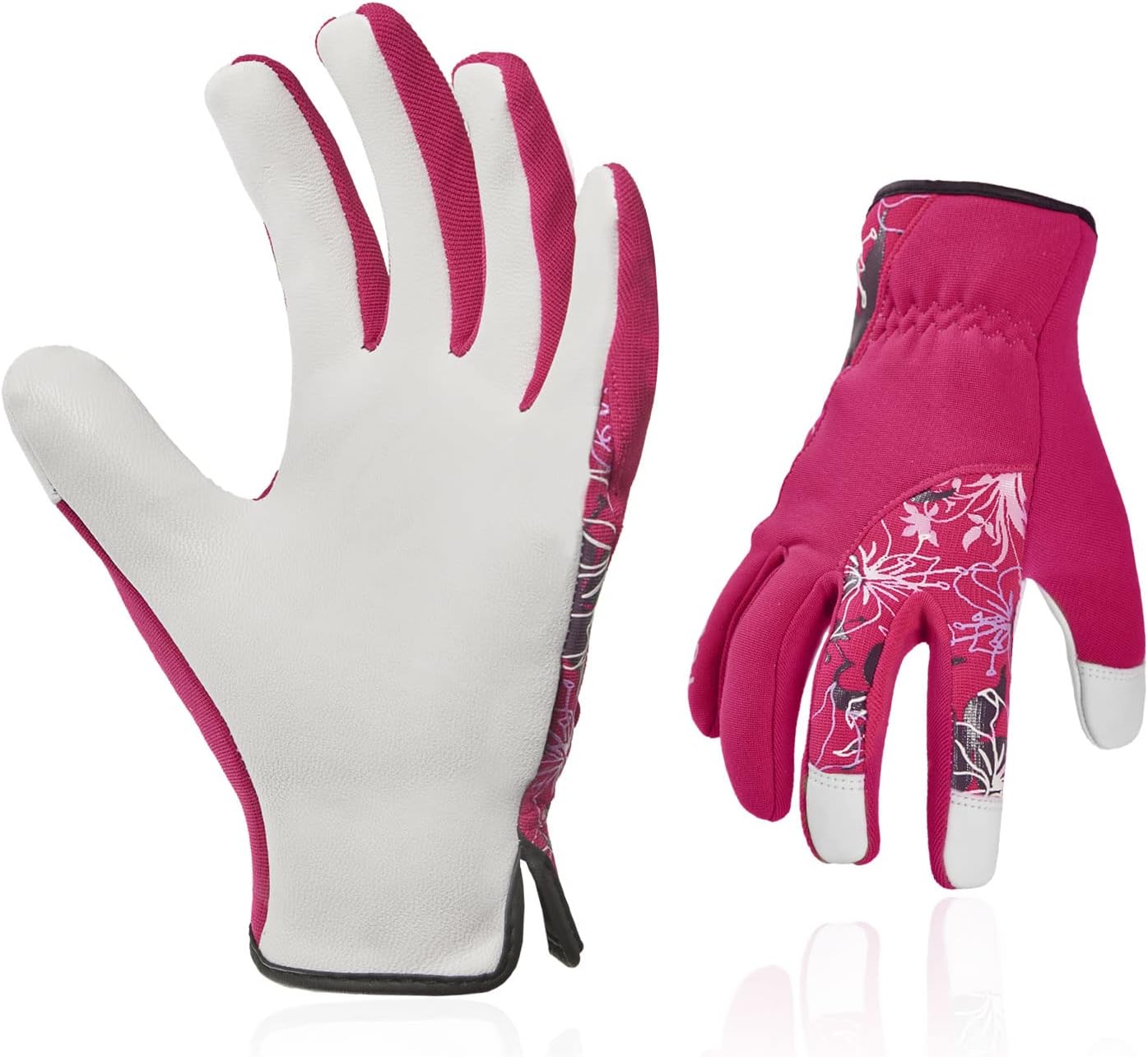 Detalle de Vgo GA7444 Gants jardin cuir femme 7/S