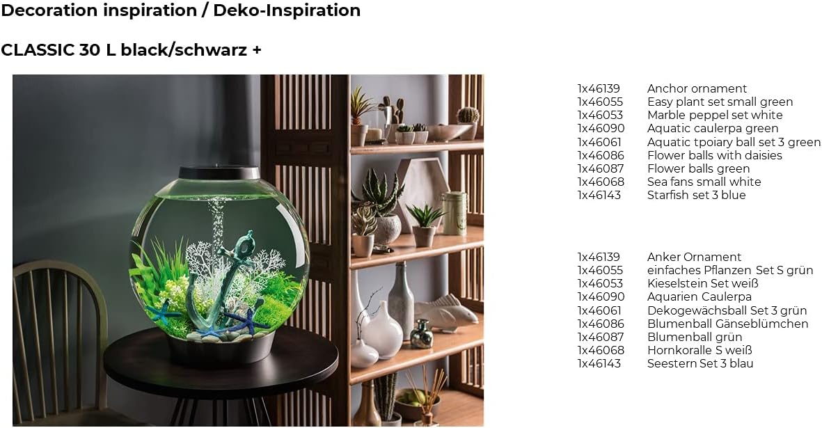 Thumbnail 5 de biOrb Boule végétale à pâquerettes – plante décorative artificielle pour aquarium