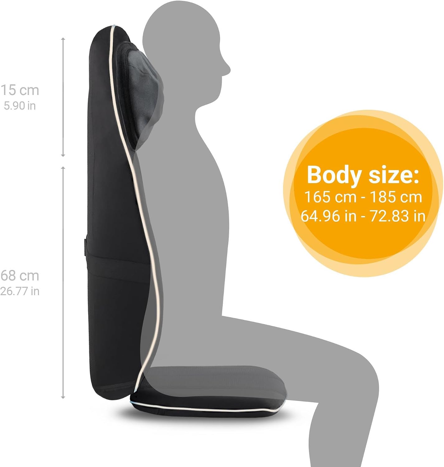 Detalle 2 de Medisana Mcn copertura massaggiante Shiatsu per schiena e collo
