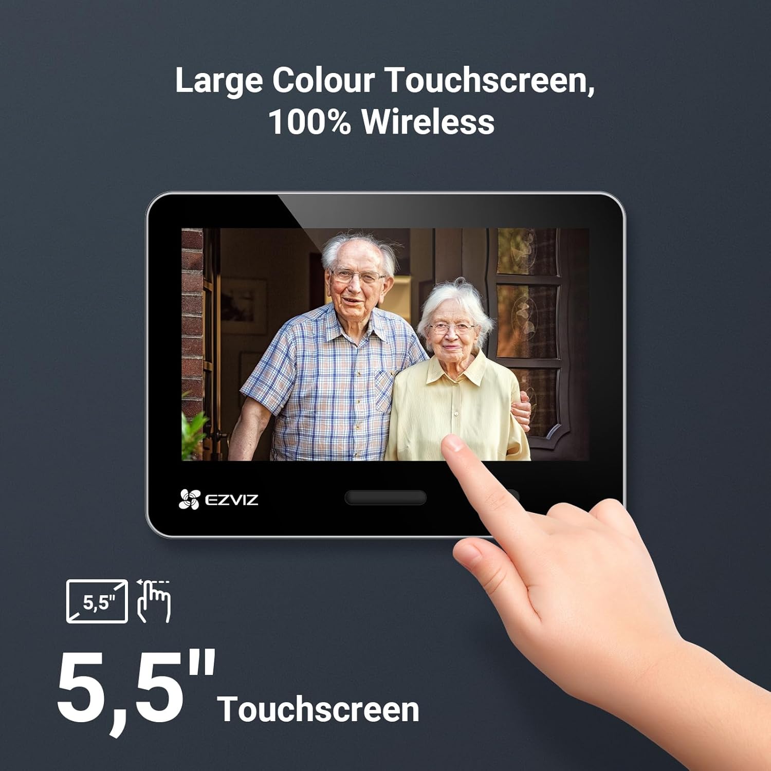 Thumbnail 2 de EZVIZ EP4 4K AI Smart Peephole Camera: Wireless Door Viewer with Facial Recognition