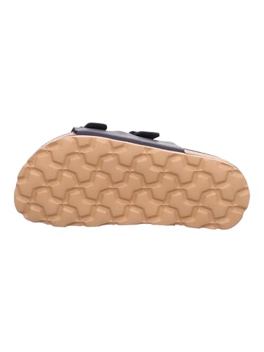 Detalle 2 de Superfit Fussbettpantoffel Hausschuhe Blau 0-800111 (EU Jungen) – Orthopädisches Tiefbett, 2 Schnallen, Lederinnensohle