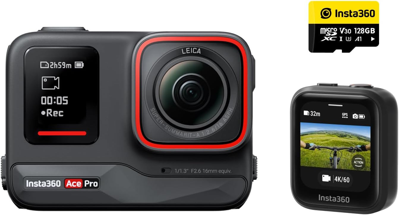 Thumbnail 1 de Insta360 Ace Pro Kit : caméra d’action étanche avec capteur Leica et IA 5 nm