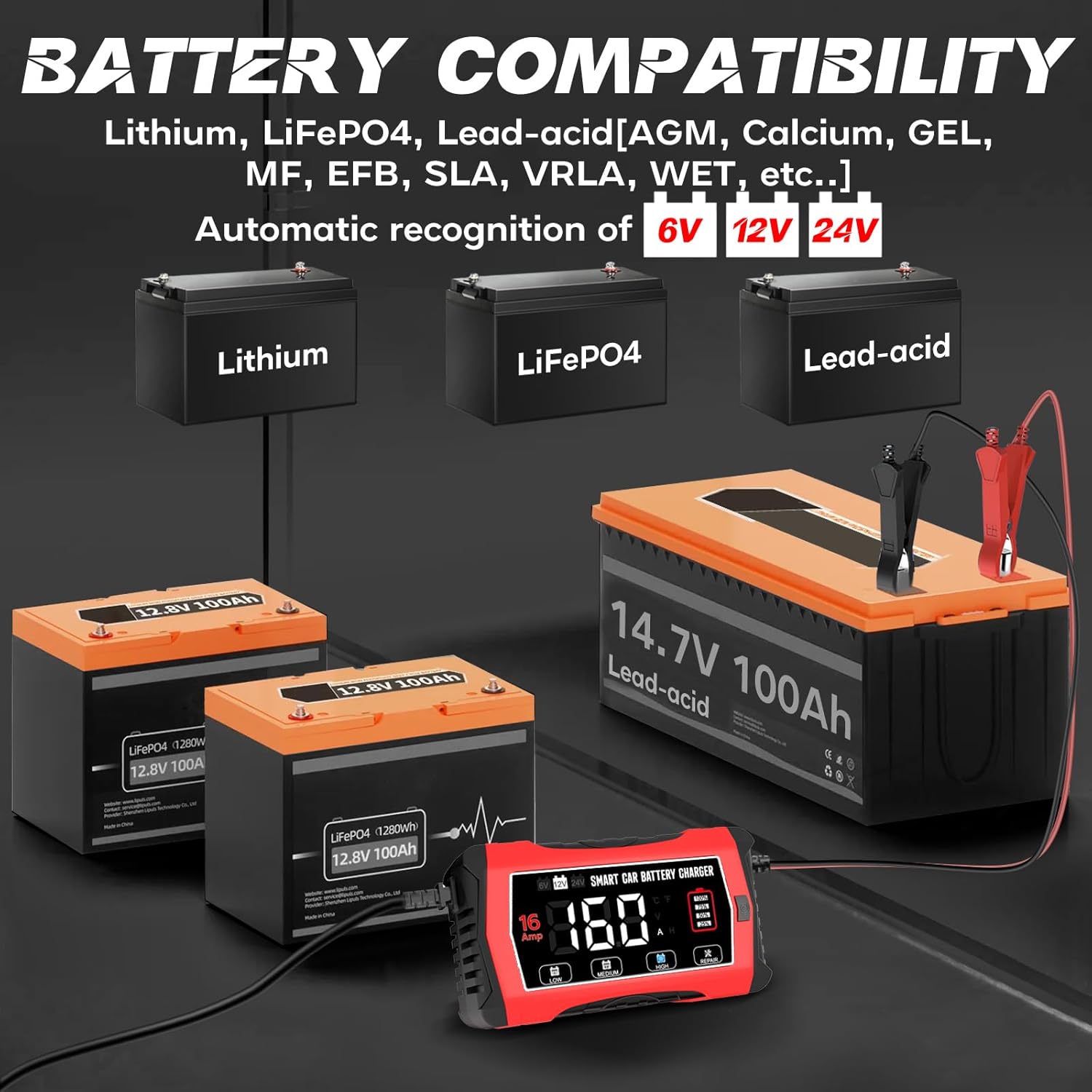 Detalle 2 de HTRC 16 A Autobatterie Ladegerät