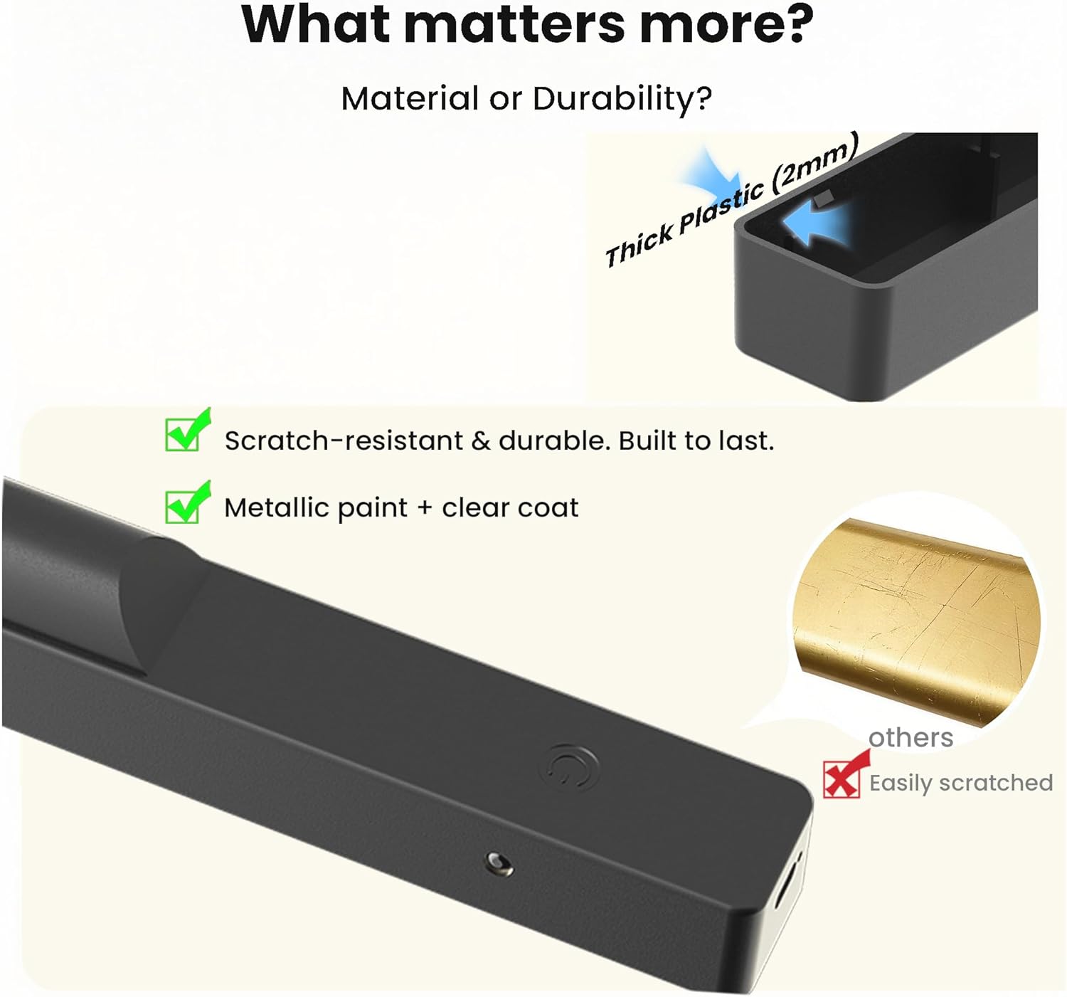 Thumbnail 5 de 3Pack Picture Light Battery Operated (16in) with Remote, Dimmable Cordless Wall Lights for Art, Photo Frames, Dartboard (Black) — 5000mAh