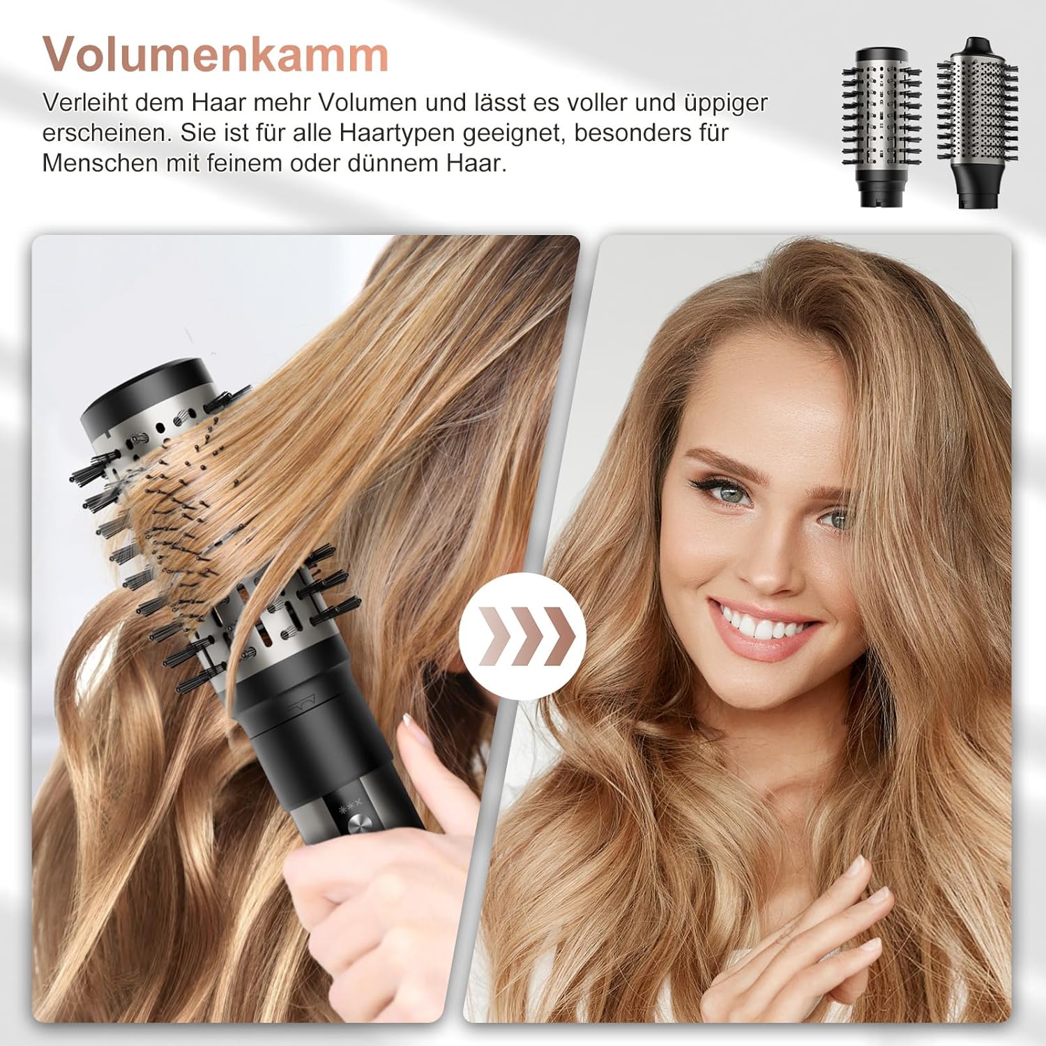 Thumbnail 5 de 6‑in‑1 Airstyler Profi Warmluftbürste 110000 U/Min 💇♀