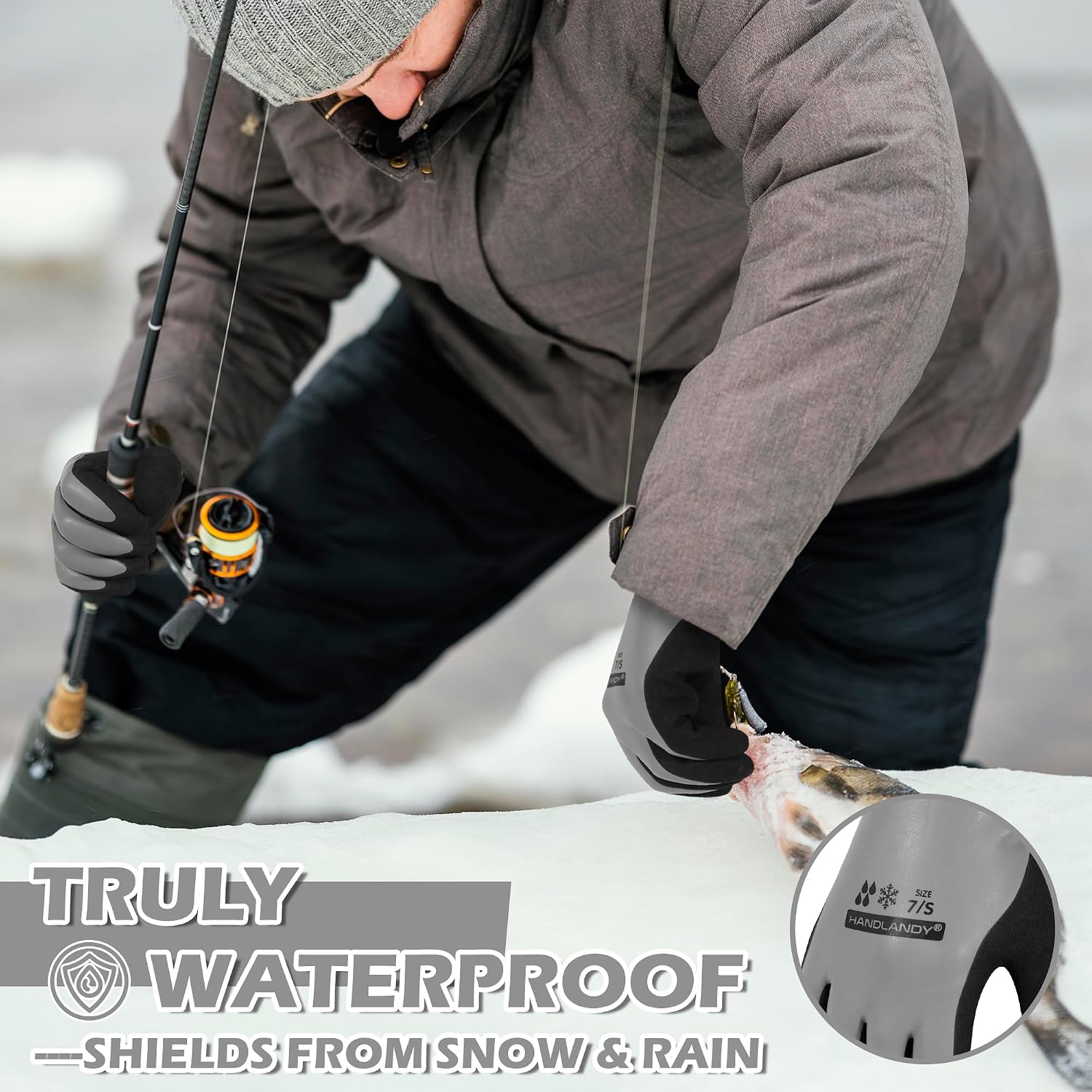 Thumbnail 1 de HANDLANDY HLDD Waterproof Work Gloves