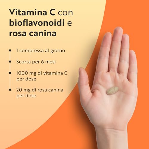 Detalle 2 de Nutravita Vitamina C 1000mg - 6 mesi: integratore vegano per immunità e energia
