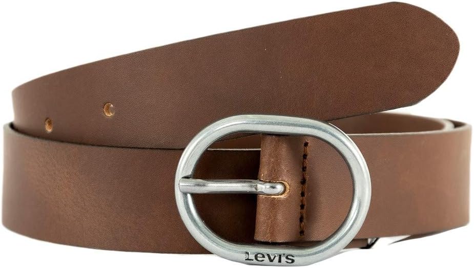 Detalle 1 de Levi's Hermosilla Cintura Donna — Cinturino classico con logo inciso (Pacco da 1)