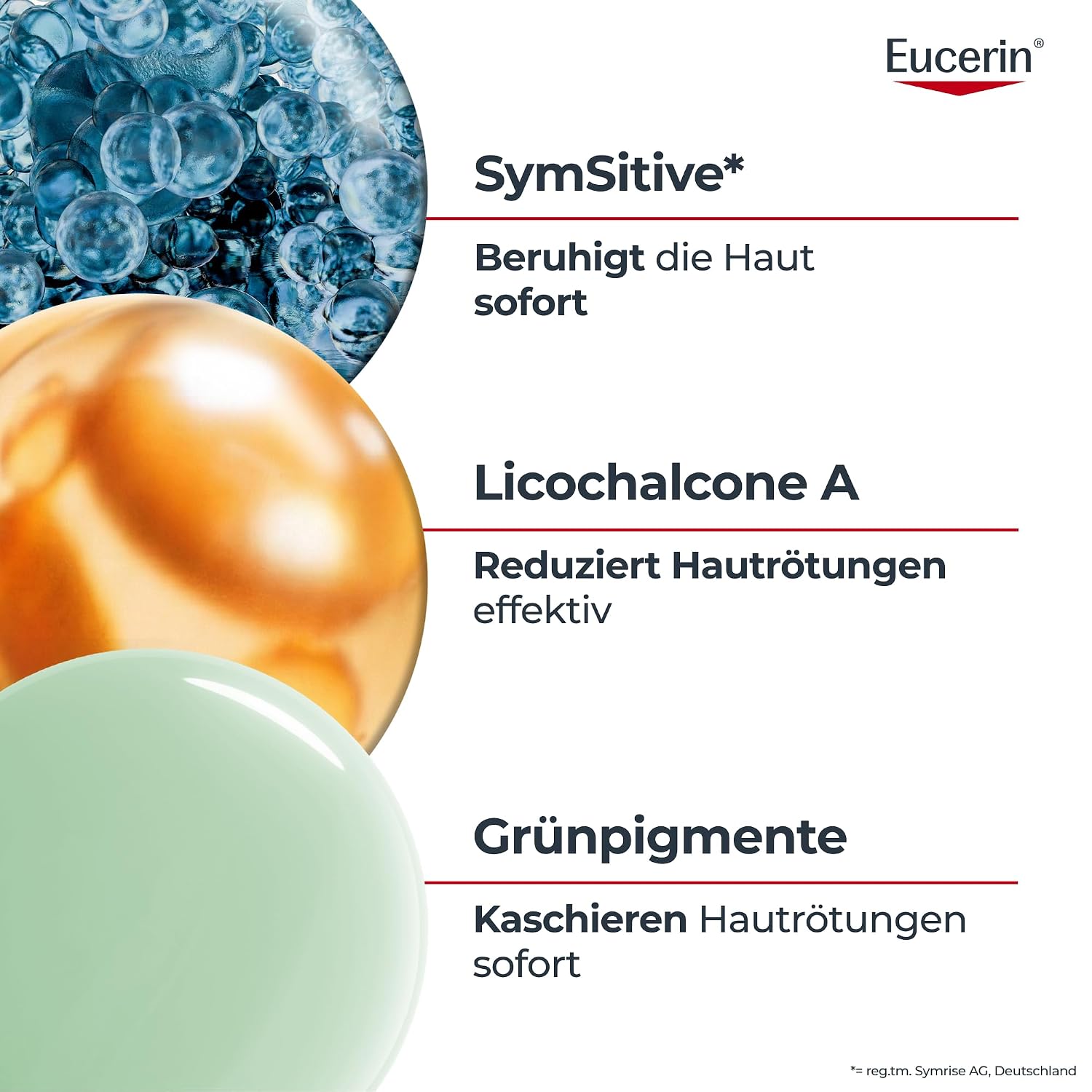 Detalle de Eucerin Anti-Rötungen Kaschierende Tagespflege LSF 30 – getönte Gesichtscreme 50 ml