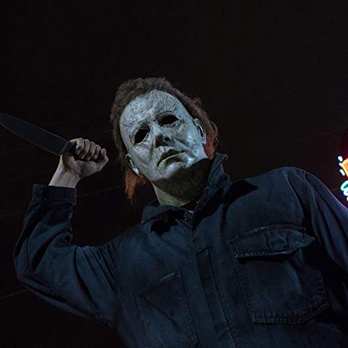 Thumbnail 5 de keland Máscara de Michael Myers para Halloween, látex natural, gris