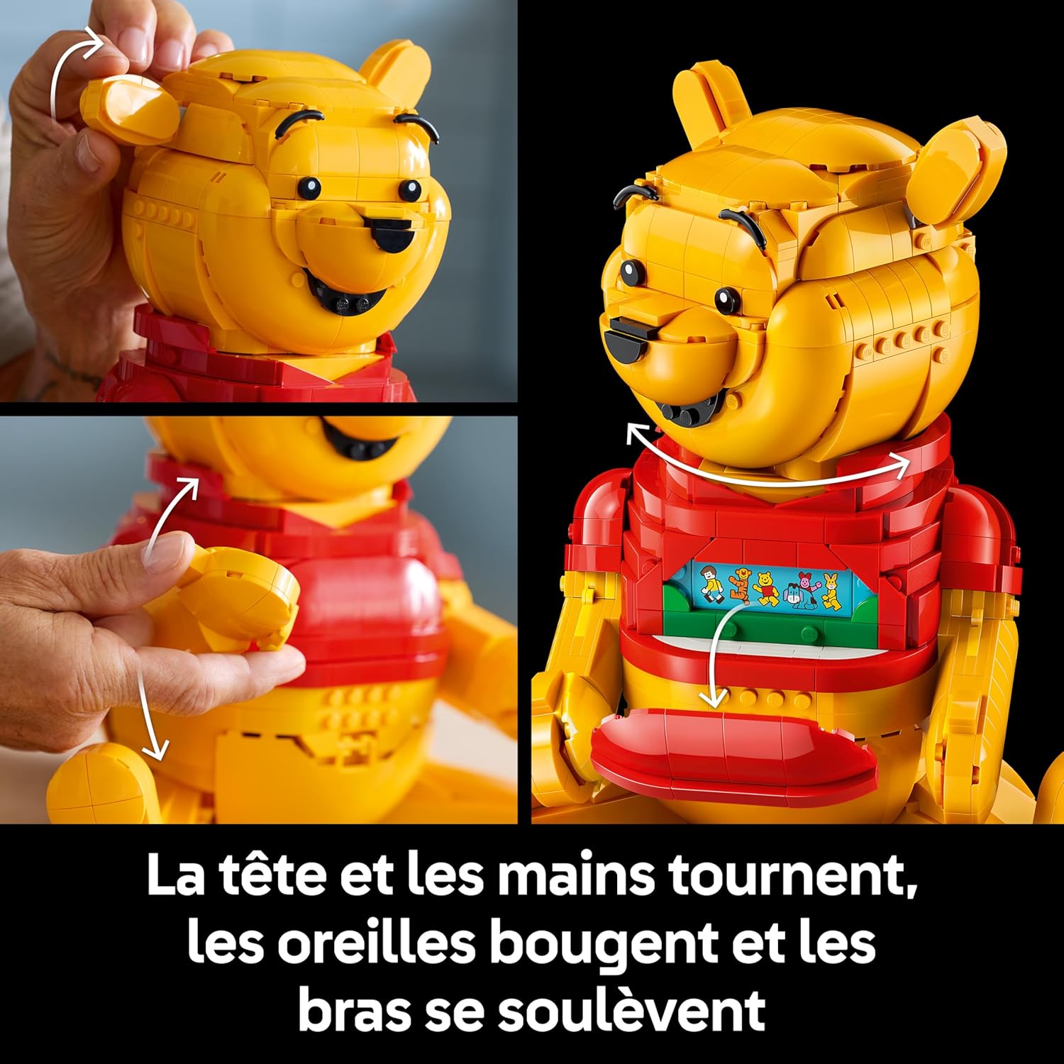 Detalle de LEGO Disney Winnie l’Ourson – Set de Construction pour Adultes, 43300