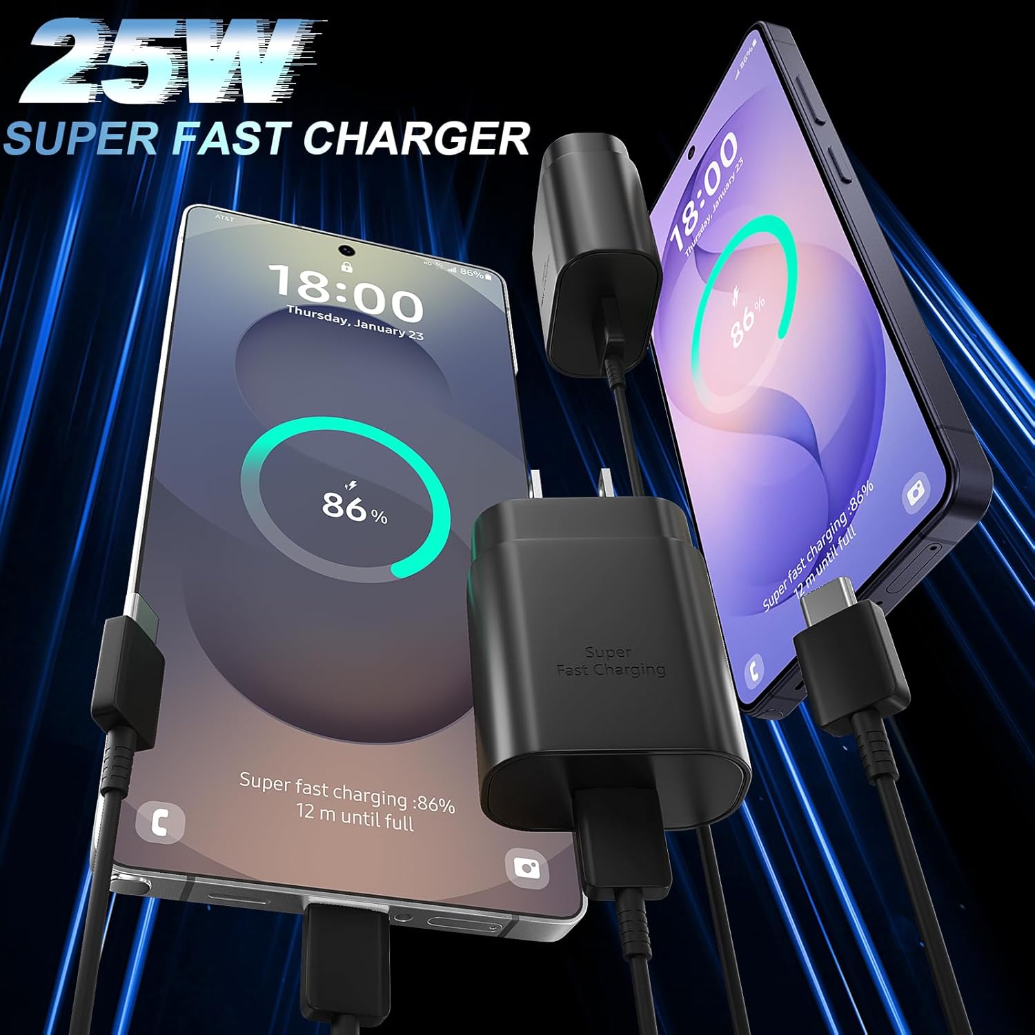 Detalle 2 de Super Fast USB Type C Charger 25W
