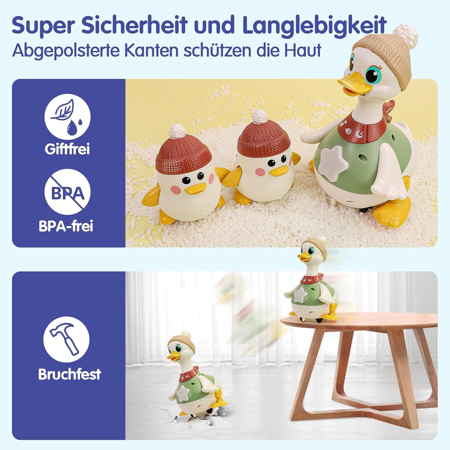 Thumbnail 5 de HOLA Baby Dancing Duck Spielzeug 6–12 Monate