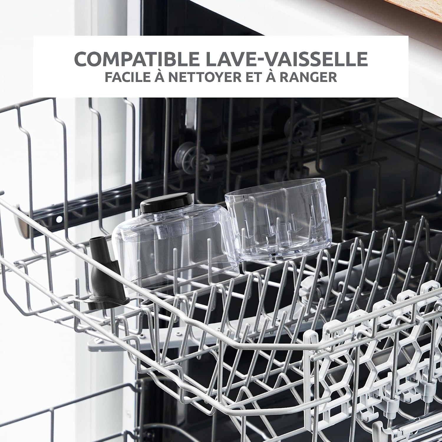 Detalle 2 de Moulinex Blanc DPA141 – Hachoir électrique 1000 W pour hacher, mixer et préparer vos ingrédients