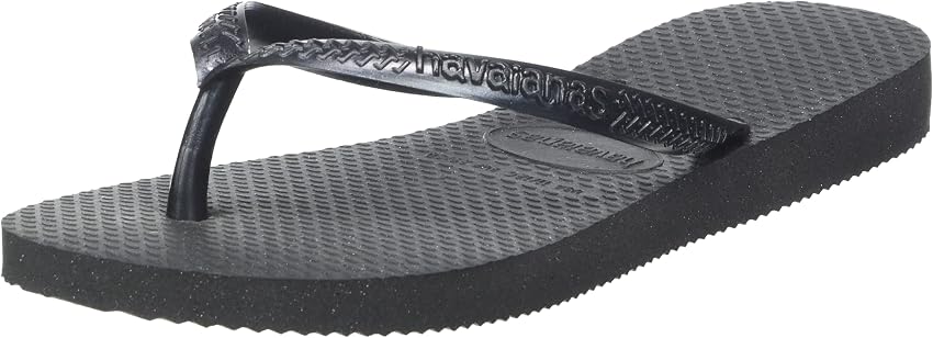 Detalle de Havaianas Slim (Mini Me) Sandalias Niñas Sand Grey/Light Golden 🌟