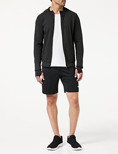 Detalle de Joma Bermuda Hombre Drive: shorts deportivos con bolsillos y cordón, negro, tallas 5XS-XXL