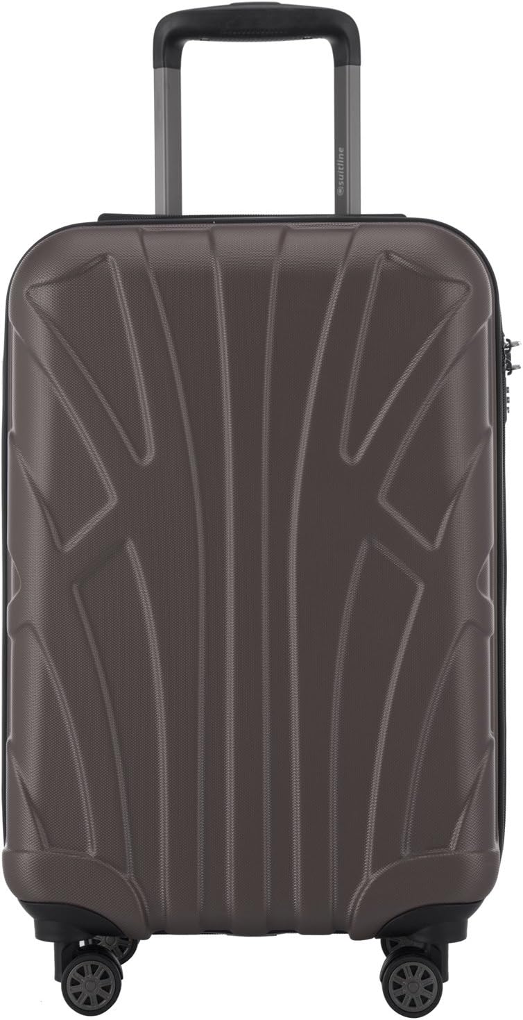 Detalle de SUITLINE Valigia da cabina rigida 55 cm – ABS opaco, 34 L, 4 ruote doppie, TSA