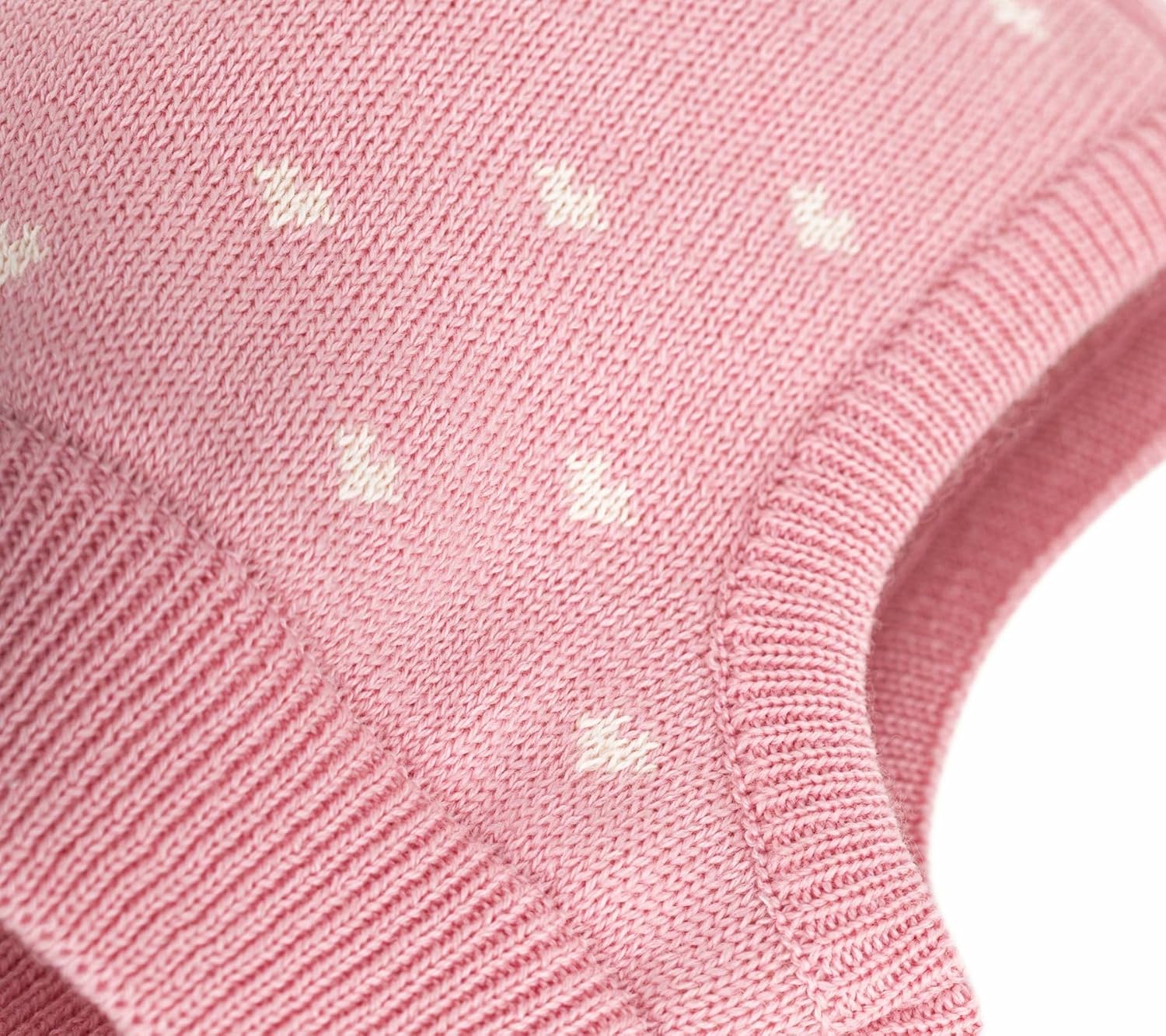 Thumbnail 1 de Cagoule bébé Petit Bateau en laine et coton à cœurs