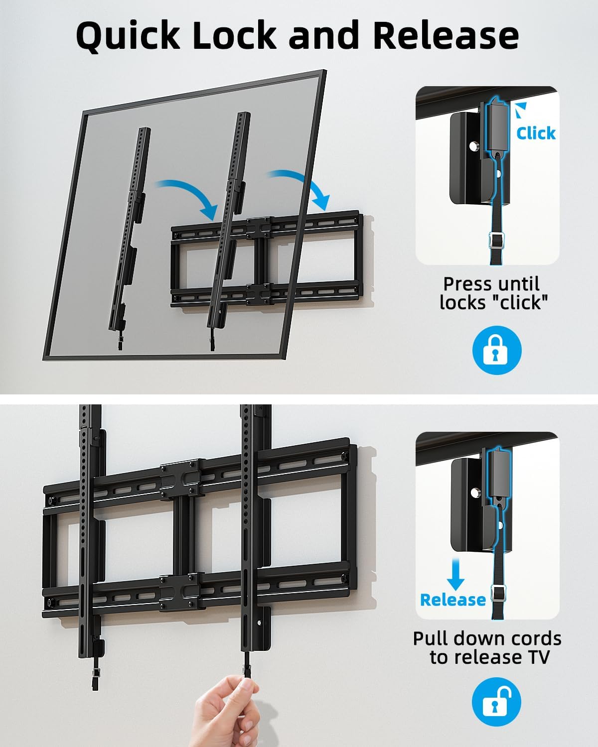 Thumbnail 3 de HOME VISION HV8802 Ultra Slim Fixed TV Wall Mount