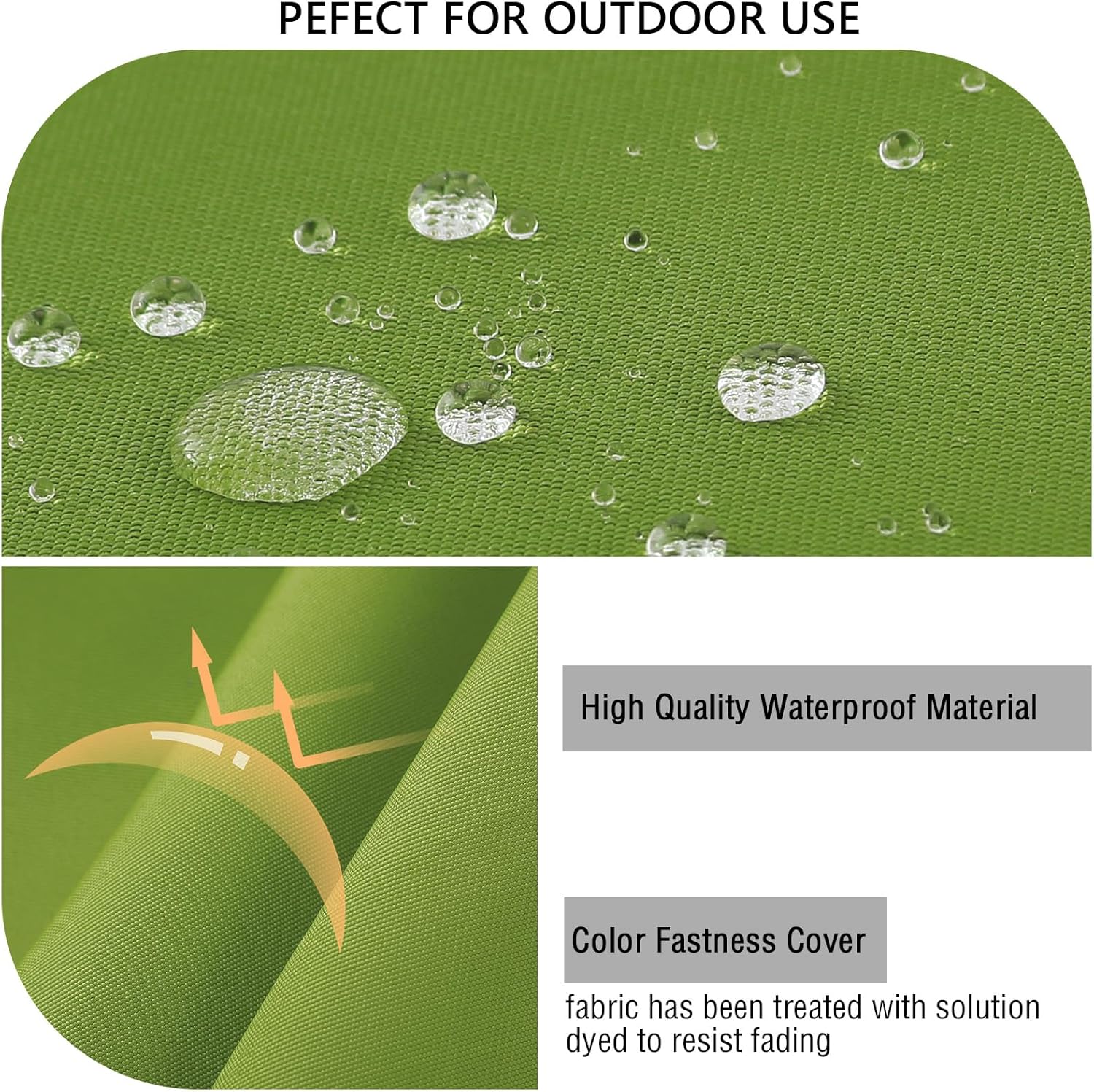 Thumbnail 5 de PRIMEPATIO Outdoor Bench Cushion – Waterproof 8cm long bench pad for patio seating (Green)