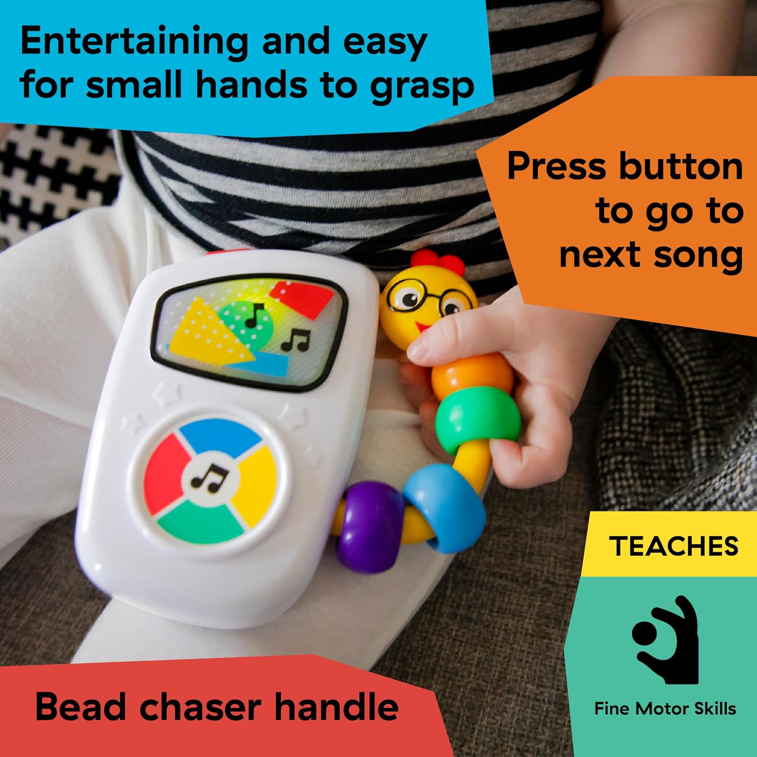 Detalle de Baby Einstein Take Along Tunes Musical Toy (Ages 3 Months+)