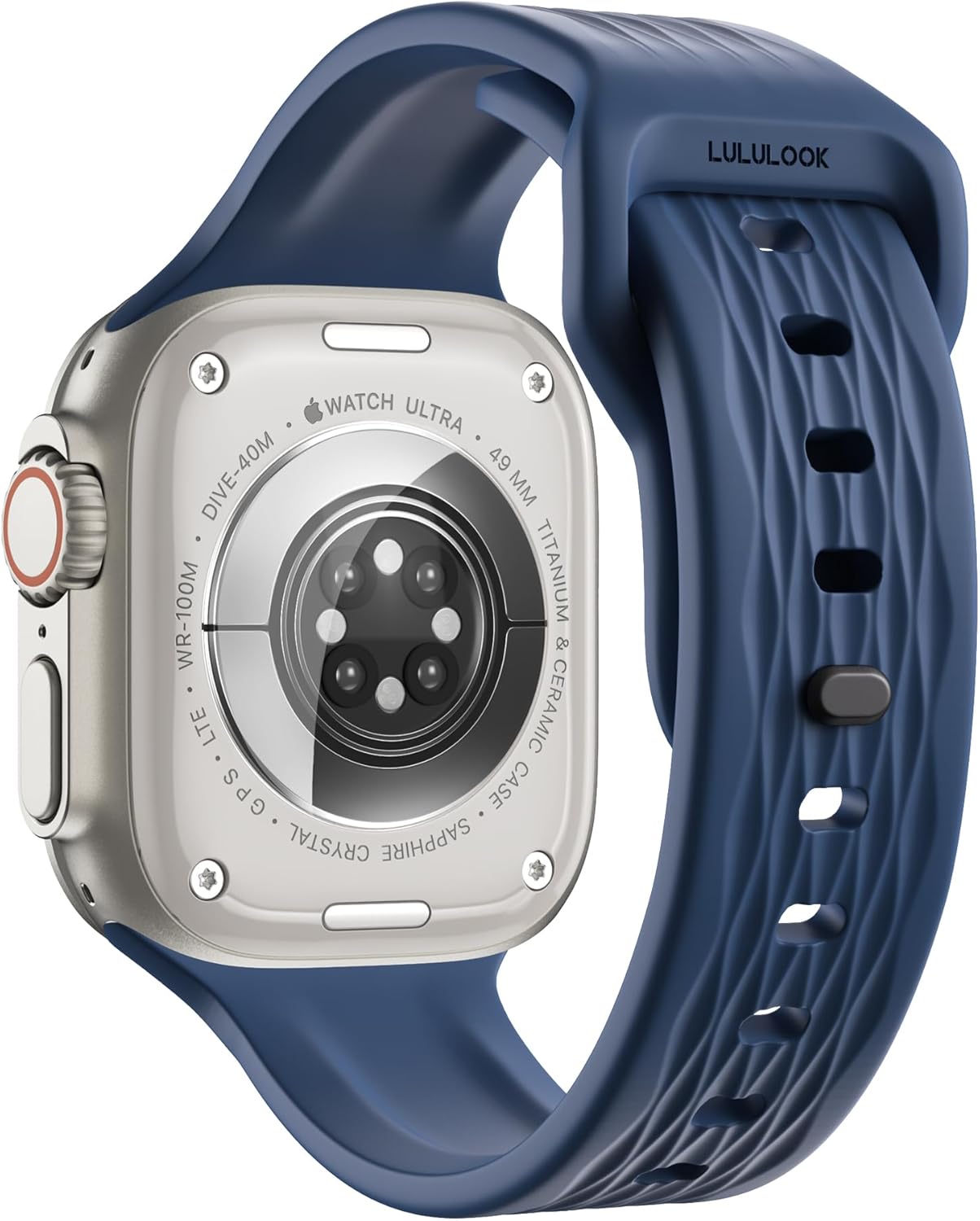 Thumbnail 1 de LULULOOK Sport Strap for Apple Watch (49/46/45/44/42mm) – Breathable FKM Fluoroelastomer Band