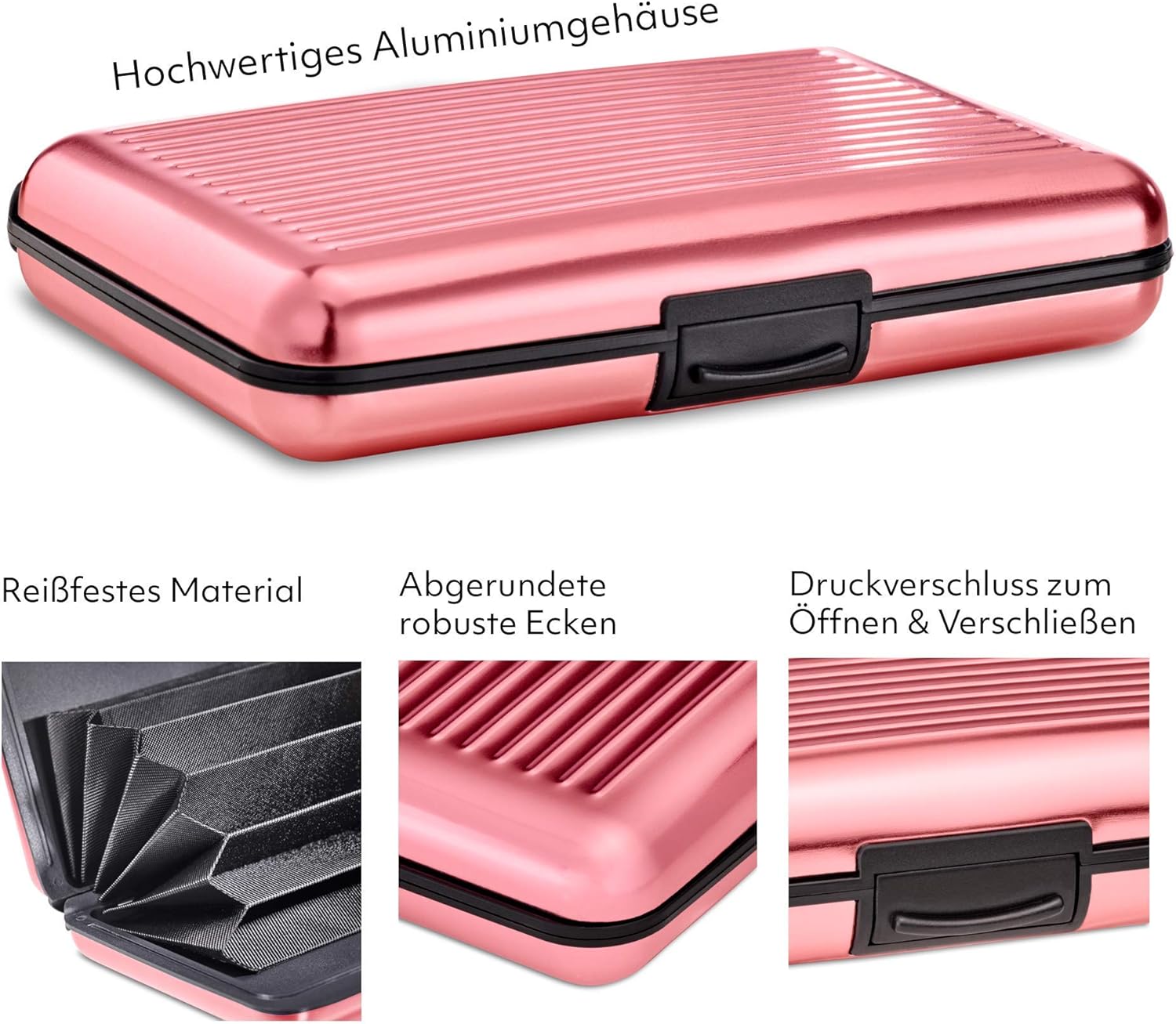 Thumbnail 1 de VALLET Étui pour cartes de crédit en aluminium avec protection RFID/NFC