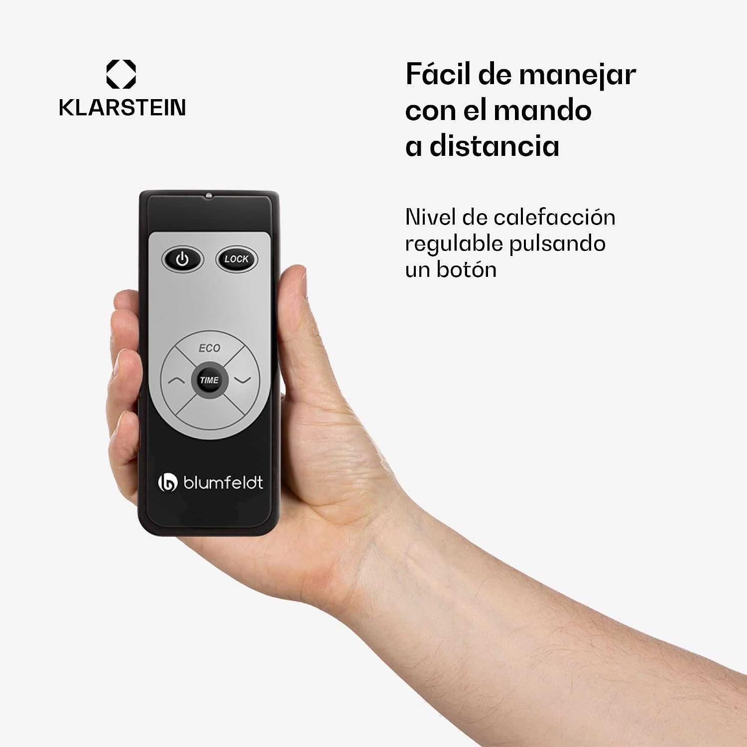 Detalle 2 de Blumfeldt CosmicBeam Ultra ⚡ Radiador Infrarrojo 2200W con Control