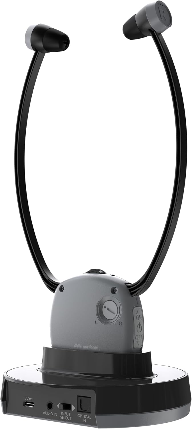 Thumbnail 1 de Meliconi Casque TV Easy Audio sans Fil numérique – Steto, son équilibré et autonomie jusqu'à 15 h