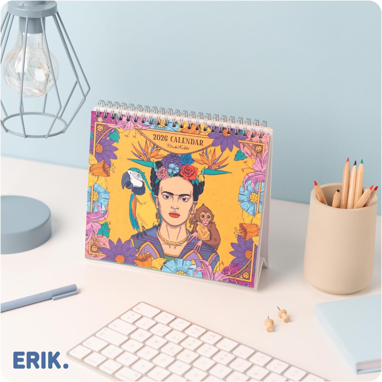 Detalle 2 de Grupo Erik Frida Kahlo Desk Calendar 2026 📅