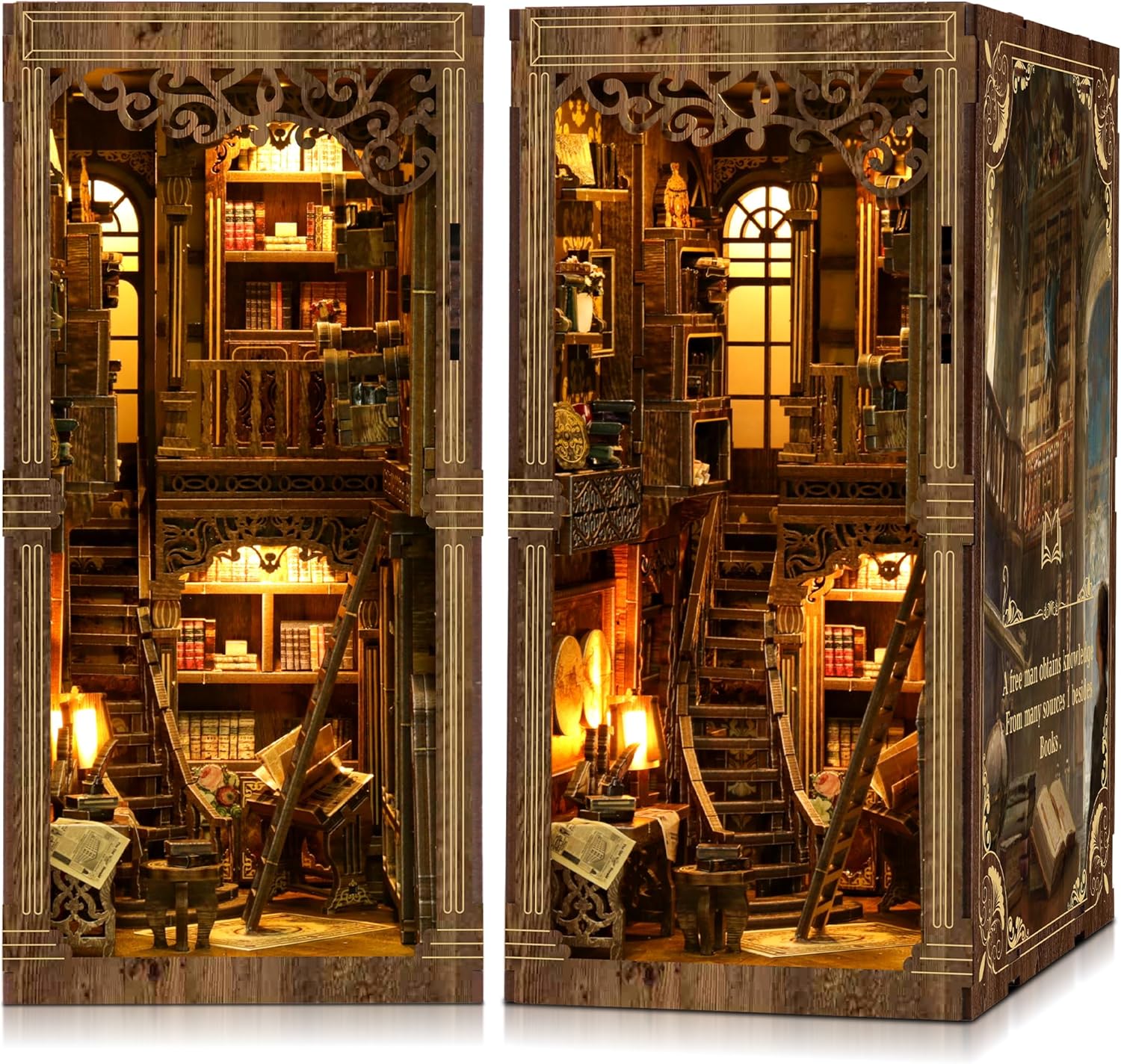 CRIOLPO Book Nook Kit Buchstütze