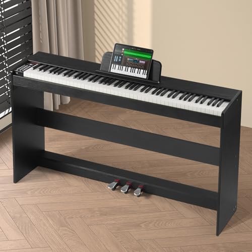 Thumbnail 7 de VEVOR Pianoforte Digitale 88 Tasti Pesati con Doppia Tastiera, Bluetooth e MIDI – Set completo
