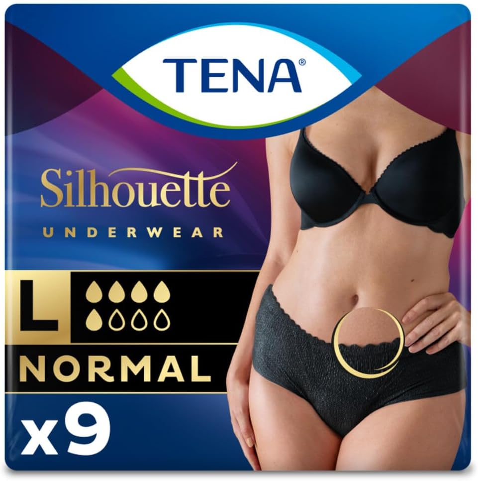 Thumbnail 6 de TENA Silhouette Noir Vita Bassa, Taglia L – 27 Mutandine assorbenti per perdite urinarie da donna