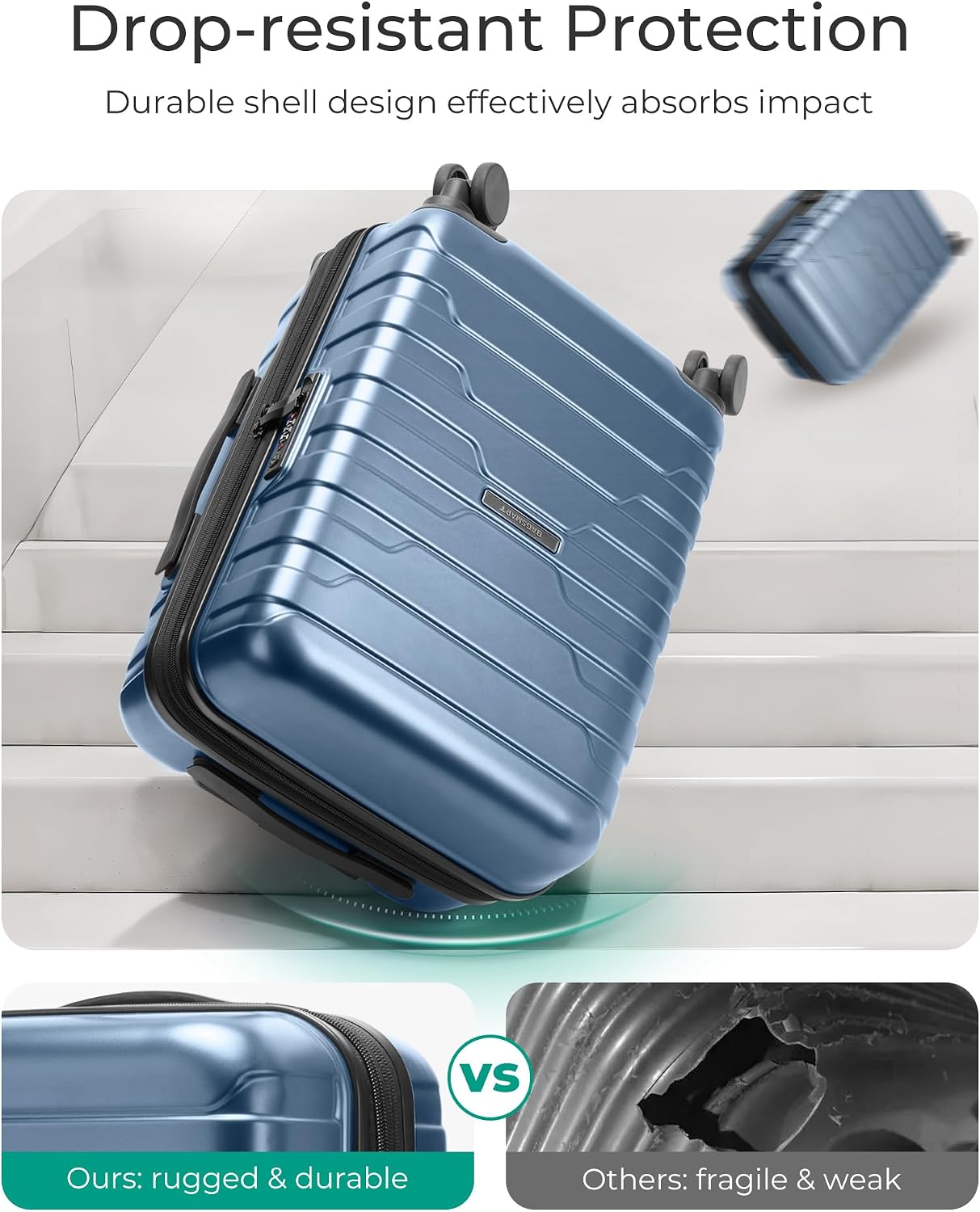 Thumbnail 5 de BAGSMART Carry-On Luggage 20" ⚙