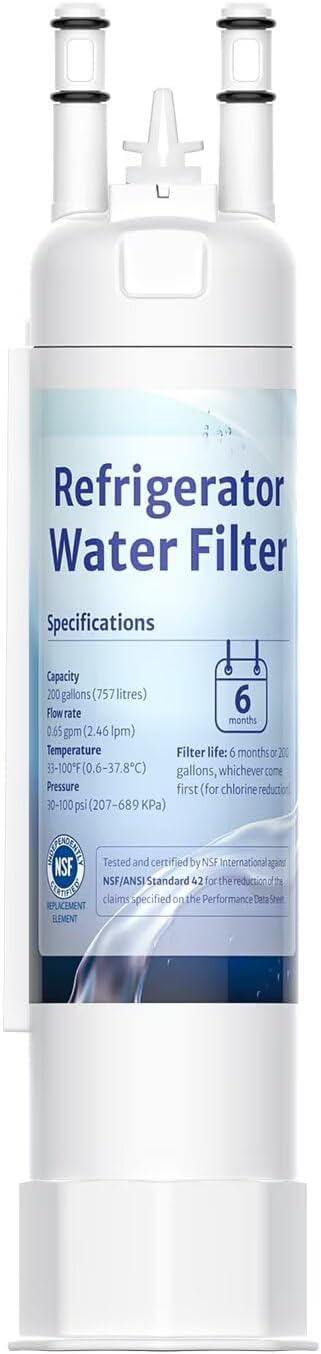 Detalle de Sensiblopt HP010 Refrigerator Water Filter Replacement, Carbon Fiber, NSF/ANSI 42