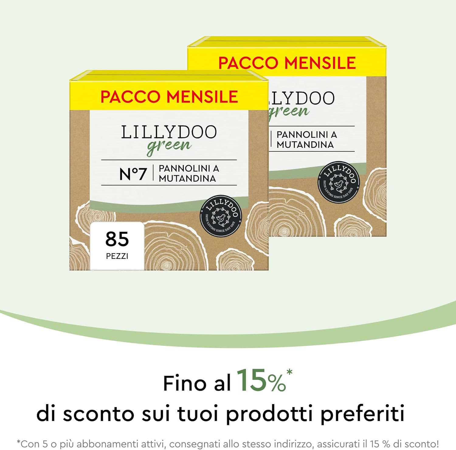 Thumbnail 6 de Pannolini a mutandina Lillydoo Green taglia 7 (17+ kg) – 85 pezzi, ridotto impatto ambientale