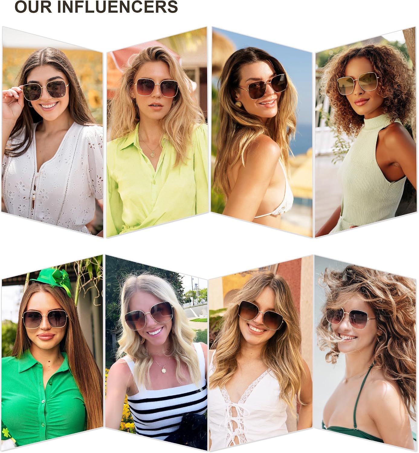 Detalle de SOJOS Oversized Square Sunglasses SJ1146