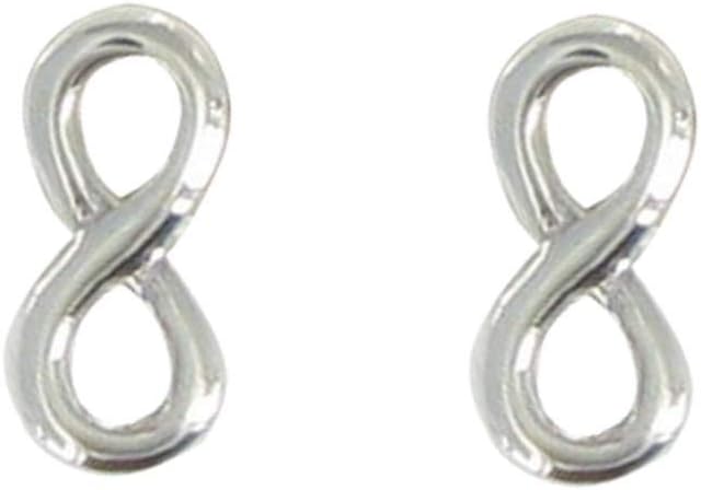 Thumbnail 2 de Les Poulettes Bijoux – Orecchini in argento 925 rodiato con motivo infinito