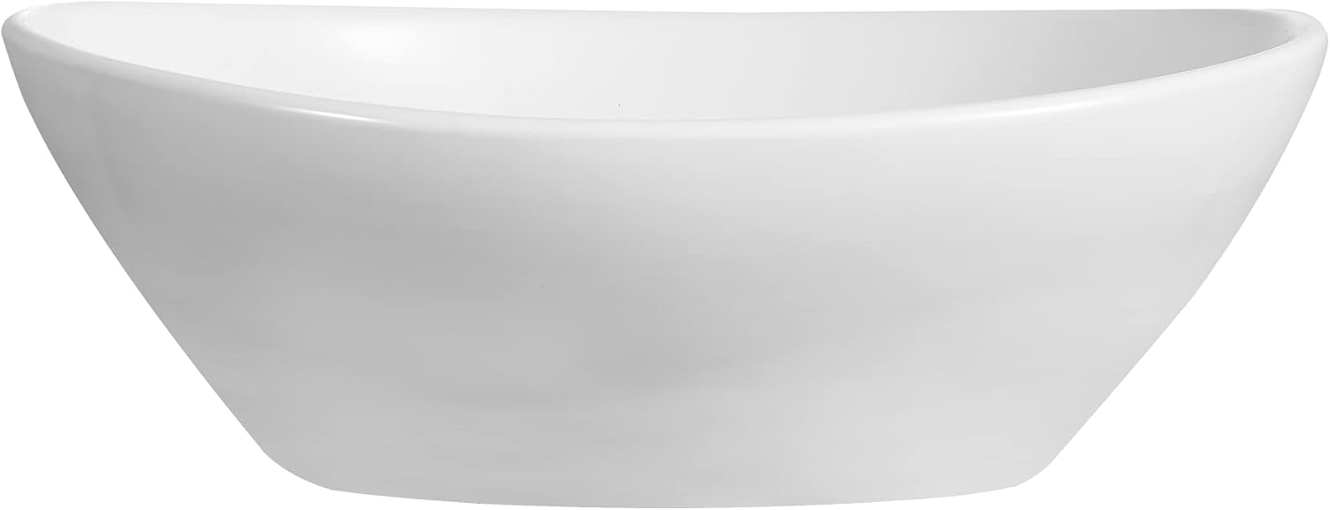 Detalle 2 de DeerValley DV-1V051 – owalna umywalka ceramiczna nablatowa, 40 × 33 × 14,5 cm