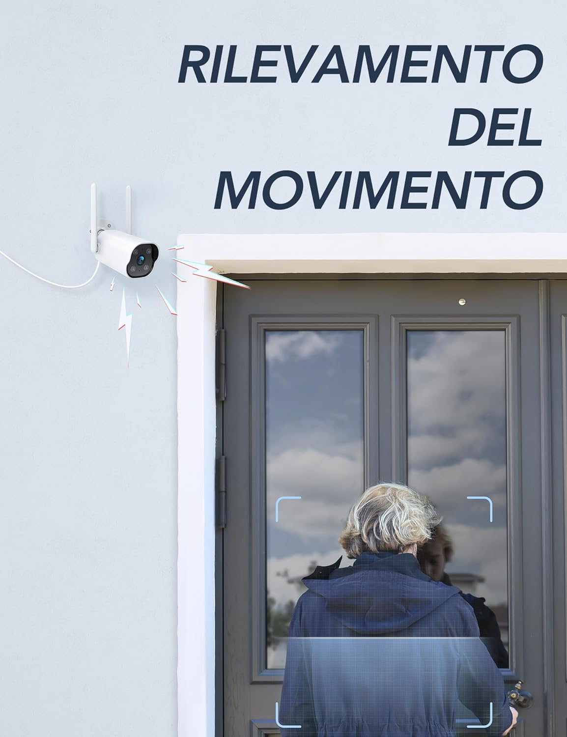 Thumbnail 3 de GNCC GT1PRO Kit 2 Telecamere Wi‑Fi Esterno 2K – Sorveglianza continua con alimentazione a presa e integrazione smart home