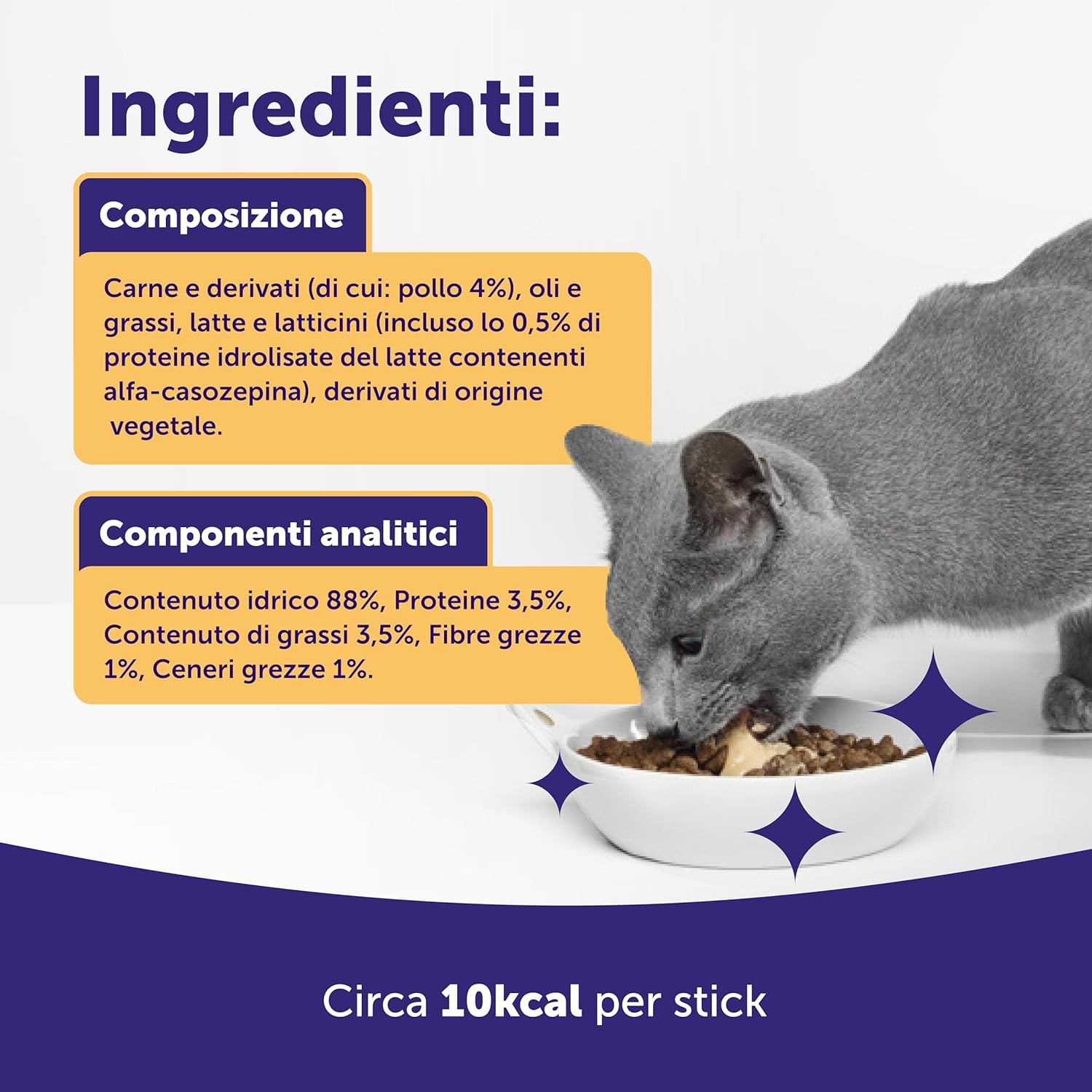 Thumbnail 6 de Happy Snack by FELIWAY – Snack calmante cremoso al pollo per gatti, confezione da 24 stick