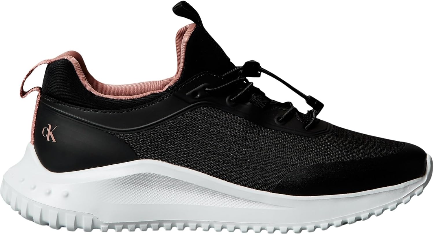 Detalle de Calvin Klein Eva Runner Laceup Sock Mat Mix Yw0yw02064, Basso Top Donna