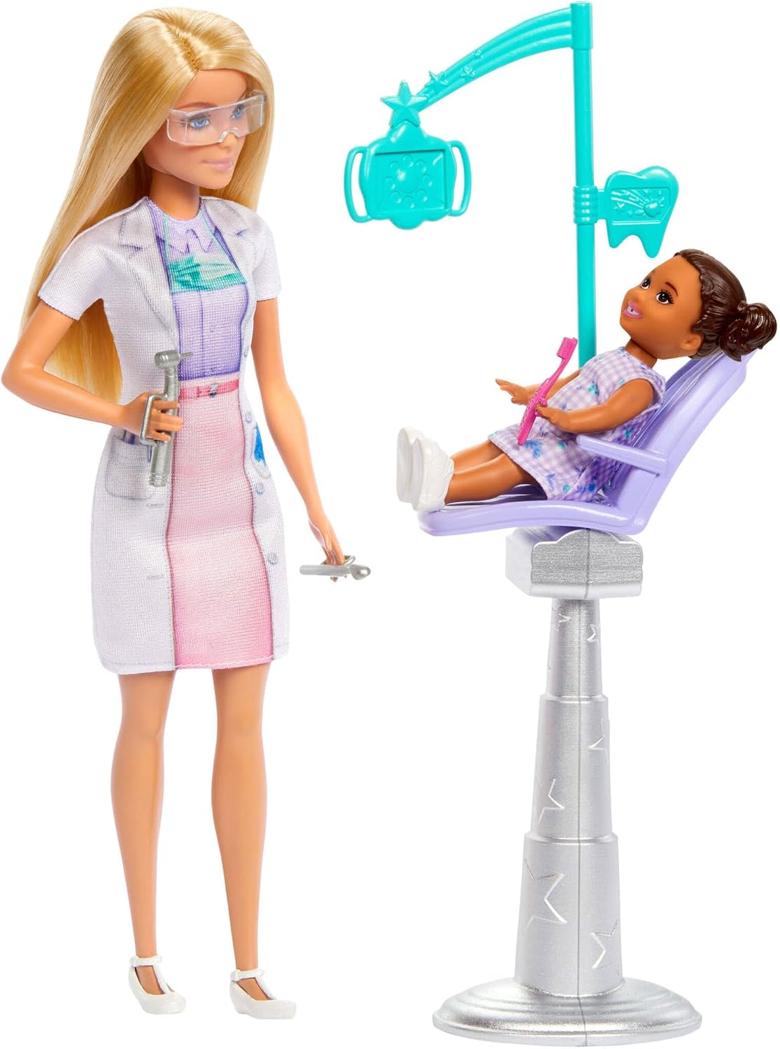 Thumbnail 4 de Barbie Dentista JCR74 👩⚕️ con accesorios y mobiliario médico