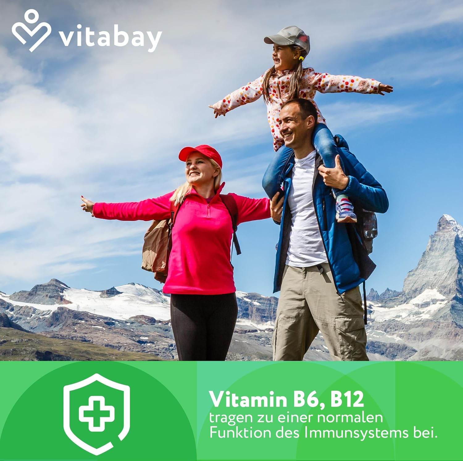 Thumbnail 3 de vitabay Vitamin B Komplex hochdosiert – 180 Tabletten mit allen 8 B-Vitaminen, vegan & laborgeprüft