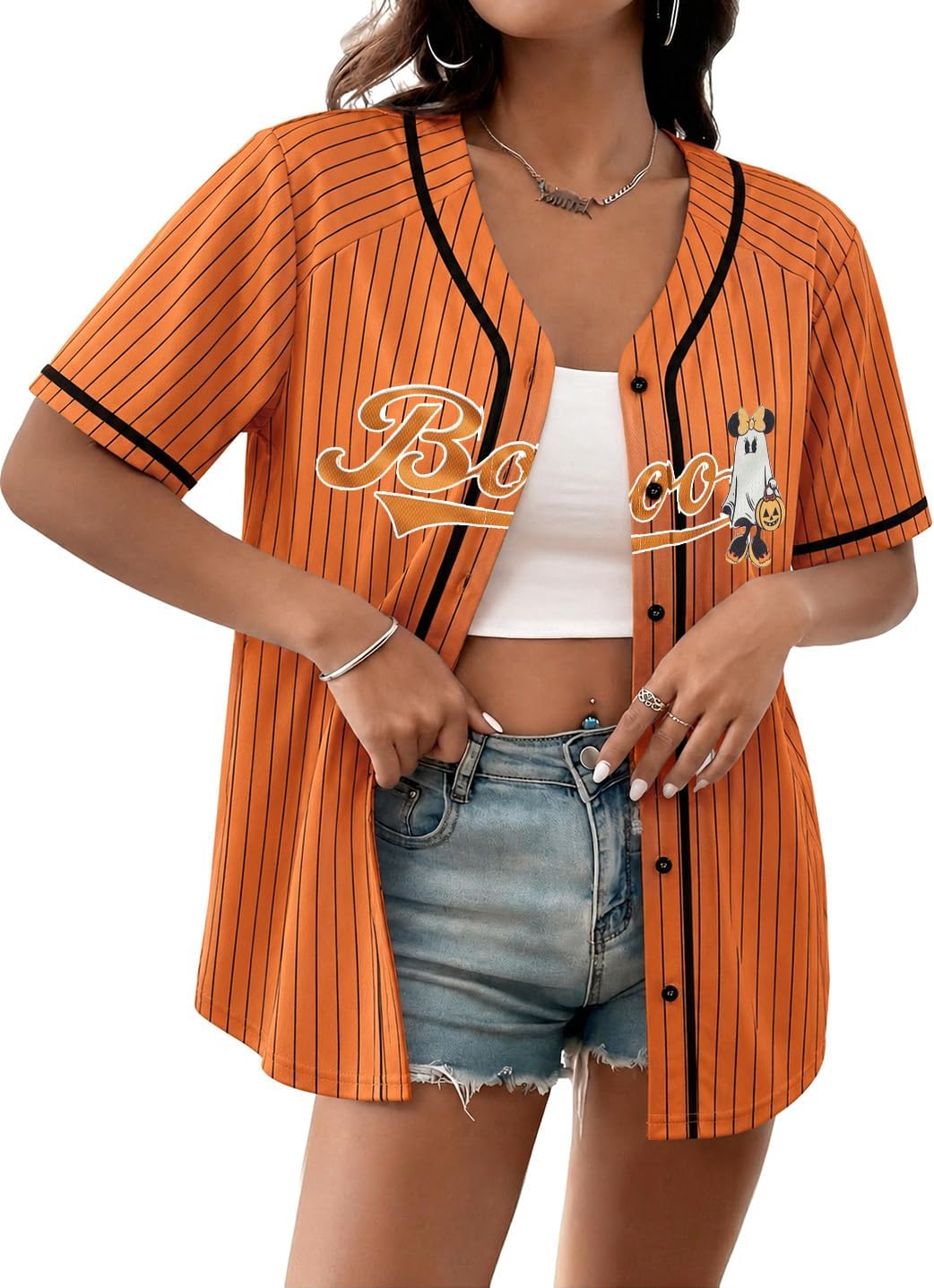 Thumbnail 6 de Women's Halloween Baseball Jersey in 100% Polyester
